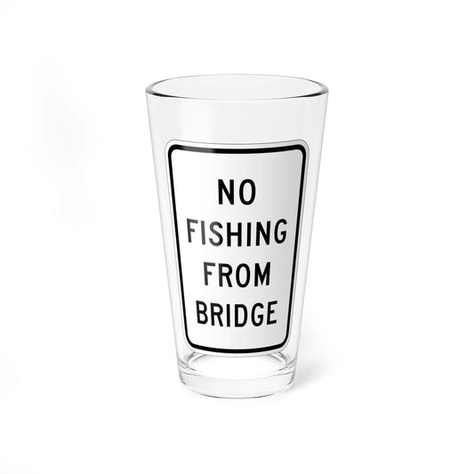 MUTCD-MI R7-17 (Michigan) (Road Sign) Pint Glass 16oz 16oz - Go Mug Yourself