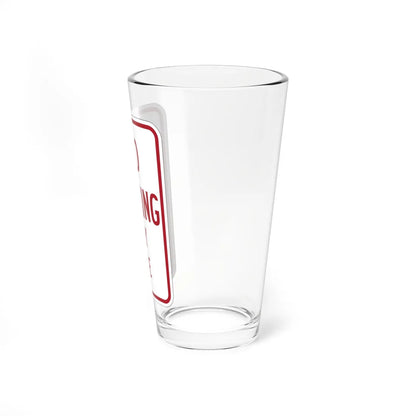 MUTCD-MI R7-1a (Michigan) (Road Sign) Pint Glass 16oz - Go Mug Yourself