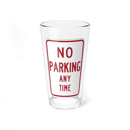 MUTCD-MI R7-1a (Michigan) (Road Sign) Pint Glass 16oz - Go Mug Yourself