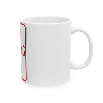 MUTCD-MI R7-1a (Michigan) (Road Sign) White Coffee Mug - Go Mug Yourself