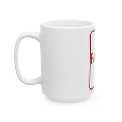 MUTCD-MI R7-1a (Michigan) (Road Sign) White Coffee Mug - Go Mug Yourself