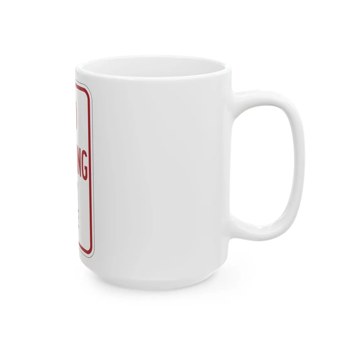 MUTCD-MI R7-1a (Michigan) (Road Sign) White Coffee Mug - Go Mug Yourself