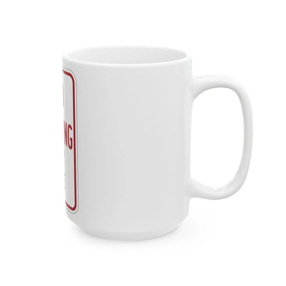 MUTCD-MI R7-1a (Michigan) (Road Sign) White Coffee Mug - Go Mug Yourself