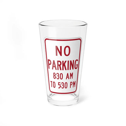 MUTCD-MI R7-2b (Michigan) (Road Sign) Pint Glass 16oz 16oz - Go Mug Yourself