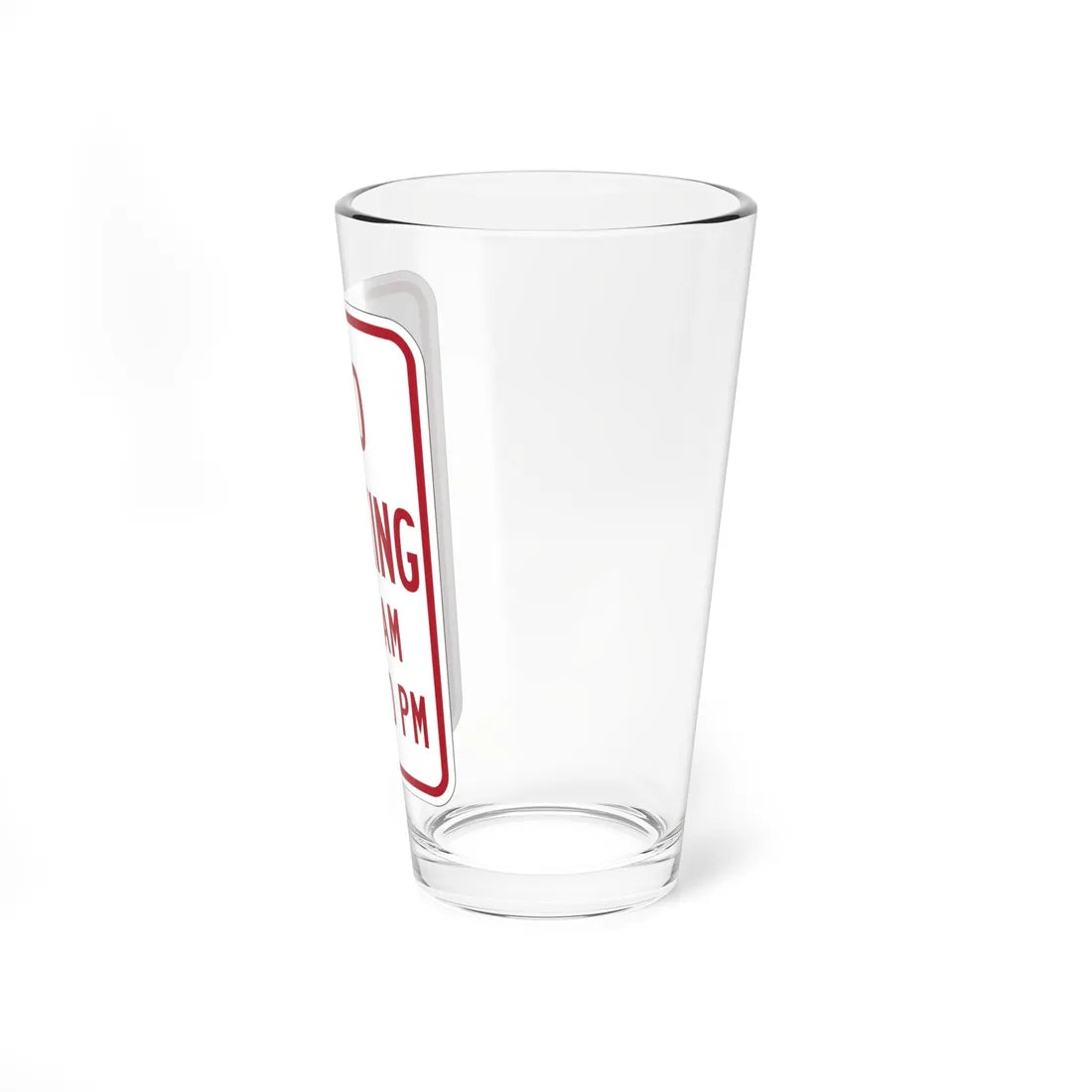 MUTCD-MI R7-2b (Michigan) (Road Sign) Pint Glass 16oz - Go Mug Yourself
