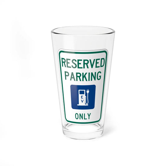 MUTCD-MI R7-8c (Michigan) (Road Sign) Pint Glass 16oz 16oz - Go Mug Yourself