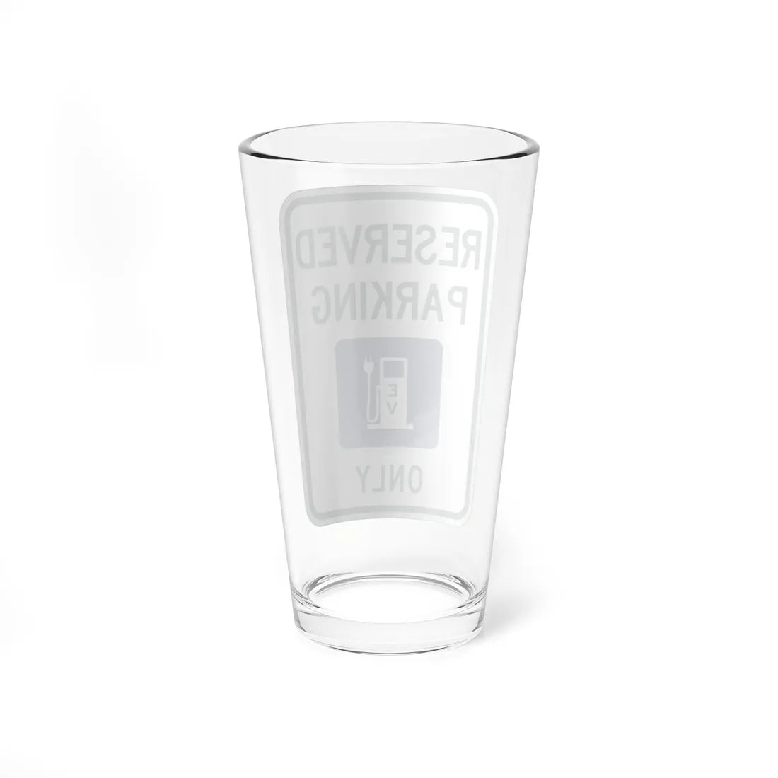 MUTCD-MI R7-8c (Michigan) (Road Sign) Pint Glass 16oz - Go Mug Yourself