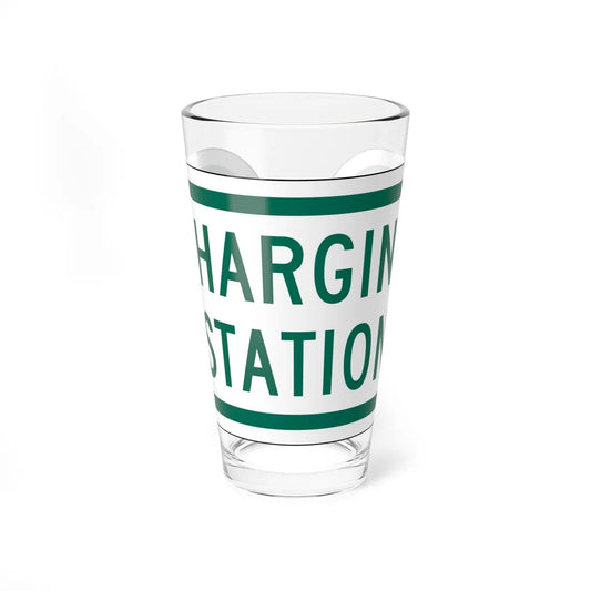 MUTCD-MI R7-8cP (Michigan) (Road Sign) Pint Glass 16oz 16oz - Go Mug Yourself