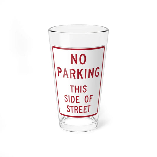 MUTCD-MI R8-20 (Michigan) (Road Sign) Pint Glass 16oz 16oz - Go Mug Yourself