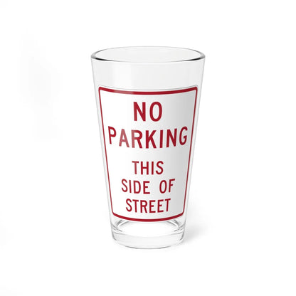 MUTCD-MI R8-20 (Michigan) (Road Sign) Pint Glass 16oz - Go Mug Yourself