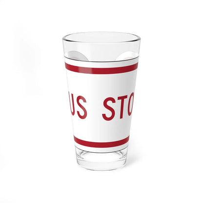 MUTCD-MI R8-3iP (Michigan) (Road Sign) Pint Glass 16oz 16oz - Go Mug Yourself