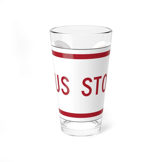 MUTCD-MI R8-3iP (Michigan) (Road Sign) Pint Glass 16oz 16oz - Go Mug Yourself