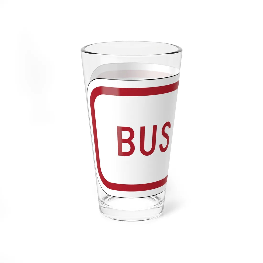 MUTCD-MI R8-3iP (Michigan) (Road Sign) Pint Glass 16oz - Go Mug Yourself
