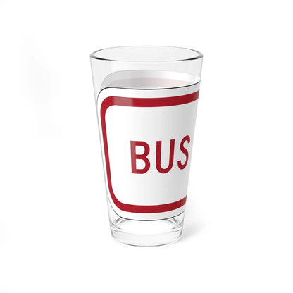 MUTCD-MI R8-3iP (Michigan) (Road Sign) Pint Glass 16oz - Go Mug Yourself