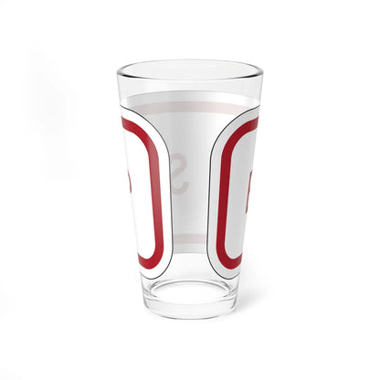 MUTCD-MI R8-3iP (Michigan) (Road Sign) Pint Glass 16oz - Go Mug Yourself