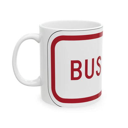 MUTCD-MI R8-3iP (Michigan) (Road Sign) White Coffee Mug - Go Mug Yourself
