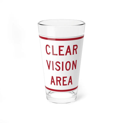 MUTCD-MI R8-3jP (Michigan) (Road Sign) Pint Glass 16oz 16oz - Go Mug Yourself