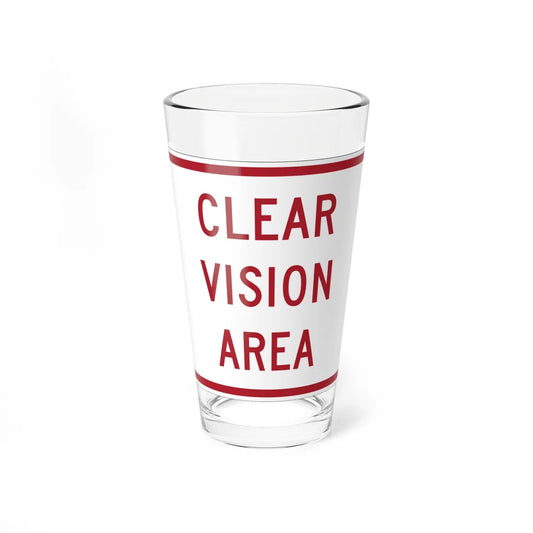 MUTCD-MI R8-3jP (Michigan) (Road Sign) Pint Glass 16oz 16oz - Go Mug Yourself
