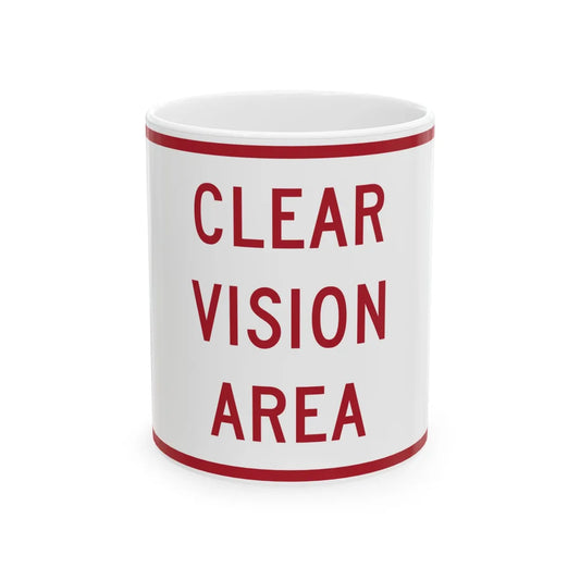 MUTCD-MI R8-3jP (Michigan) (Road Sign) White Coffee Mug 11oz - Go Mug Yourself