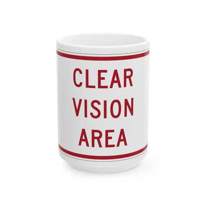 MUTCD-MI R8-3jP (Michigan) (Road Sign) White Coffee Mug 15oz - Go Mug Yourself