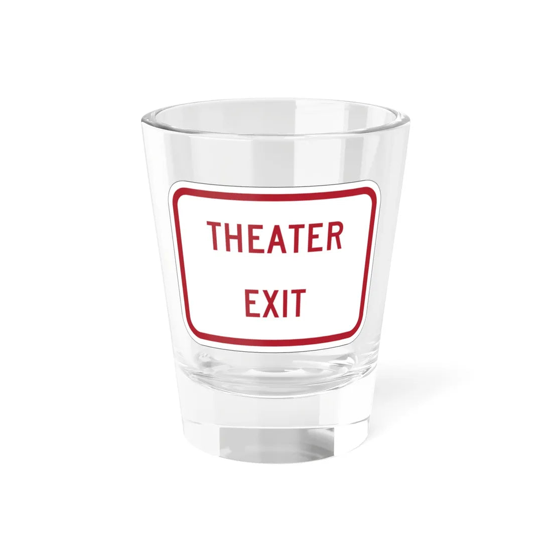MUTCD-MI R8-3kP (Michigan) (Road Sign) Shot Glass 1.5oz 1.5oz - Go Mug Yourself