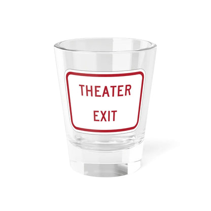MUTCD-MI R8-3kP (Michigan) (Road Sign) Shot Glass 1.5oz 1.5oz - Go Mug Yourself