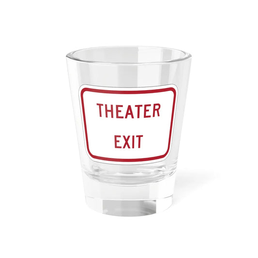 MUTCD-MI R8-3kP (Michigan) (Road Sign) Shot Glass 1.5oz 1.5oz - Go Mug Yourself