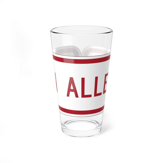 MUTCD-MI R8-3nP (Michigan) (Road Sign) Pint Glass 16oz 16oz - Go Mug Yourself