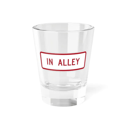 MUTCD-MI R8-3nP (Michigan) (Road Sign) Shot Glass 1.5oz 1.5oz - Go Mug Yourself