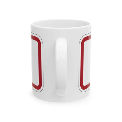 MUTCD-MI R8-3nP (Michigan) (Road Sign) White Coffee Mug - Go Mug Yourself