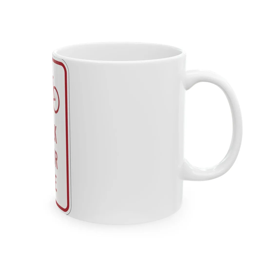 MUTCD-MI R9-6a (Michigan) (Road Sign) White Coffee Mug - Go Mug Yourself