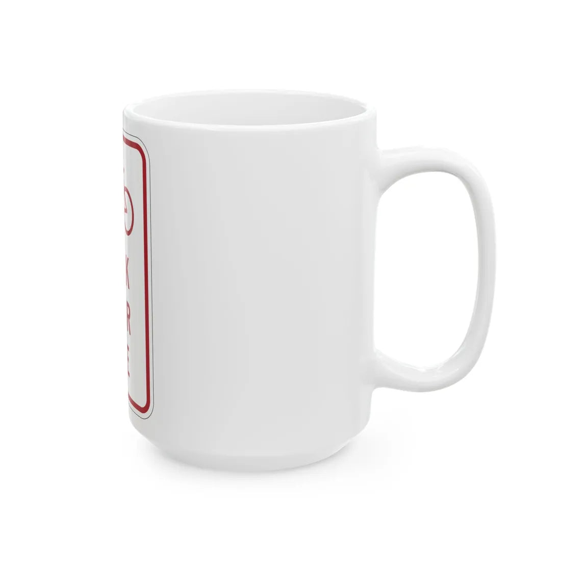 MUTCD-MI R9-6a (Michigan) (Road Sign) White Coffee Mug - Go Mug Yourself