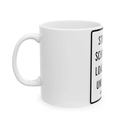 MUTCD-MI S3-3 (Michigan) (Road Sign) White Coffee Mug - Go Mug Yourself