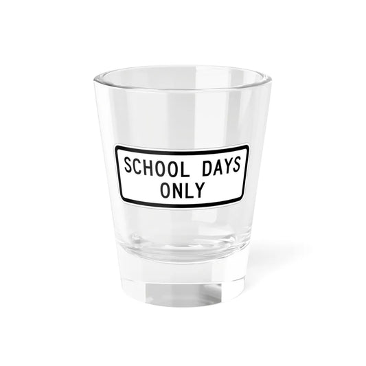 MUTCD-MI S4-1aP (Michigan) (Road Sign) Shot Glass 1.5oz 1.5oz - Go Mug Yourself