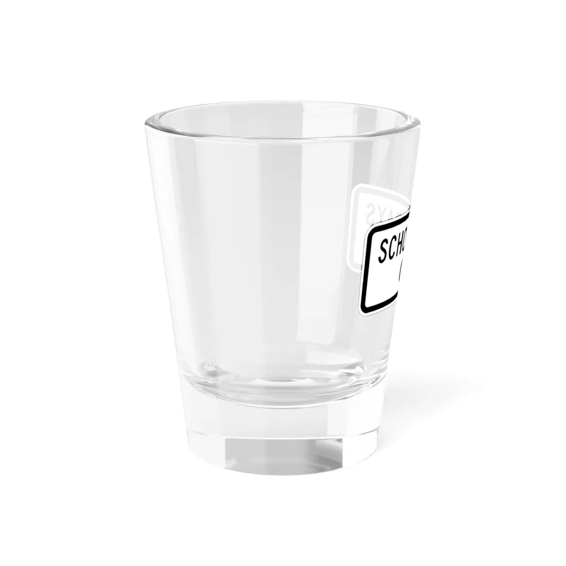 MUTCD-MI S4-1aP (Michigan) (Road Sign) Shot Glass 1.5oz - Go Mug Yourself