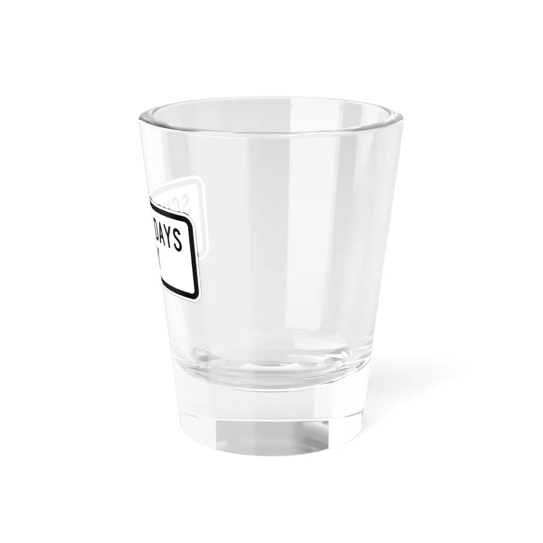 MUTCD-MI S4-1aP (Michigan) (Road Sign) Shot Glass 1.5oz - Go Mug Yourself