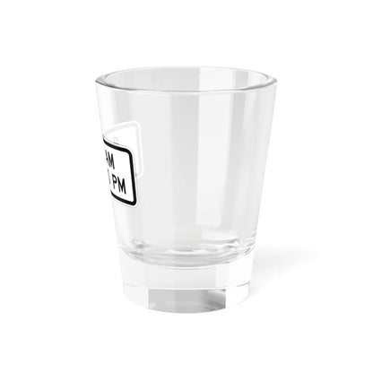 MUTCD-MI S4-1P (Michigan) (Road Sign) Shot Glass 1.5oz - Go Mug Yourself