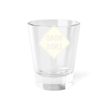 MUTCD-MI W14-2b (Michigan) (Road Sign) Shot Glass 1.5oz - Go Mug Yourself