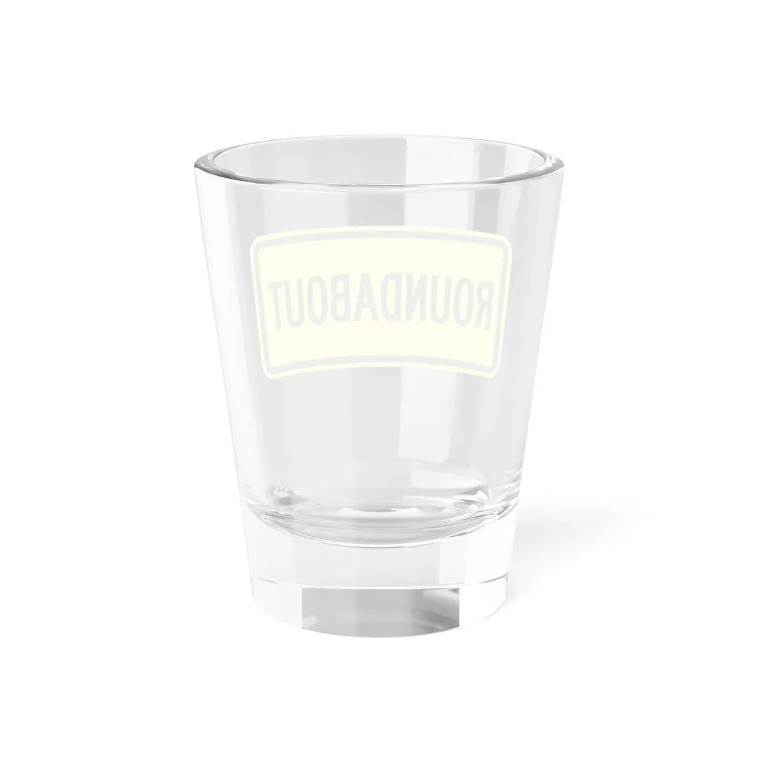 MUTCD-MI W16-17P (Michigan) (Road Sign) Shot Glass 1.5oz - Go Mug Yourself
