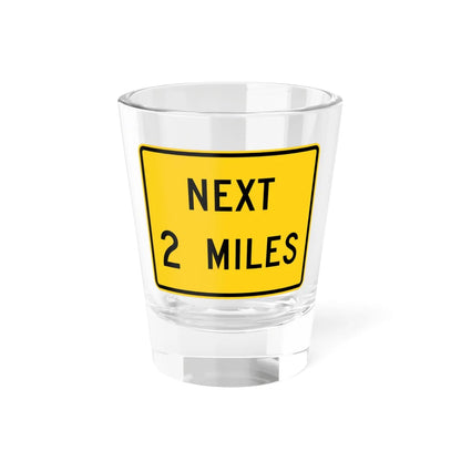 MUTCD-MI W16-4aP (Michigan) (Road Sign) Shot Glass 1.5oz 1.5oz - Go Mug Yourself