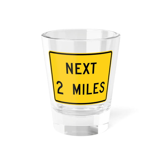MUTCD-MI W16-4aP (Michigan) (Road Sign) Shot Glass 1.5oz 1.5oz - Go Mug Yourself