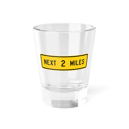 MUTCD-MI W16-4bP (Michigan) (Road Sign) Shot Glass 1.5oz 1.5oz - Go Mug Yourself