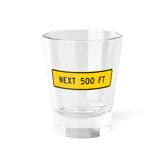 MUTCD-MI W16-4cP (Michigan) (Road Sign) Shot Glass 1.5oz 1.5oz - Go Mug Yourself