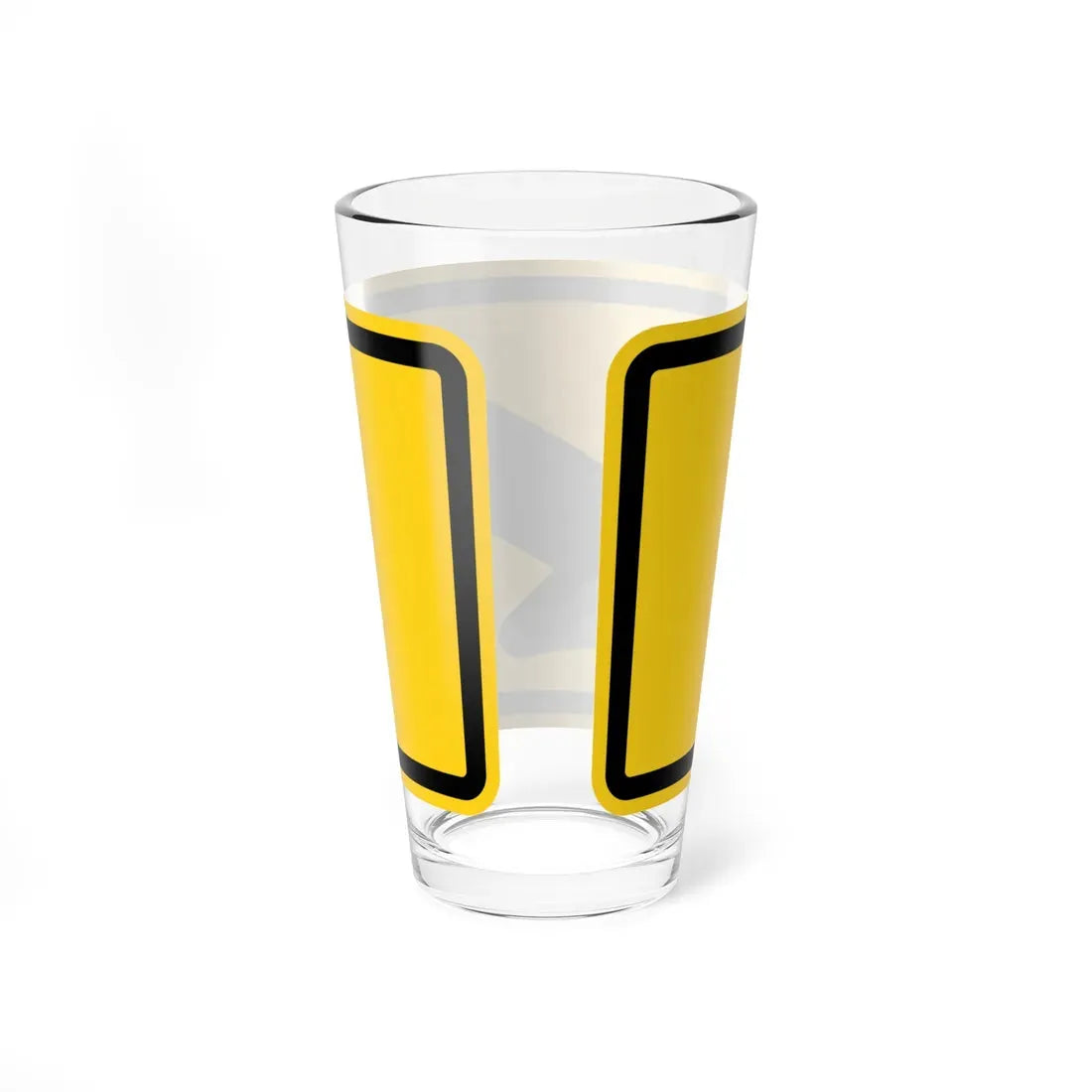 MUTCD-MI W16-7PL (Michigan) (Road Sign) Pint Glass 16oz - Go Mug Yourself