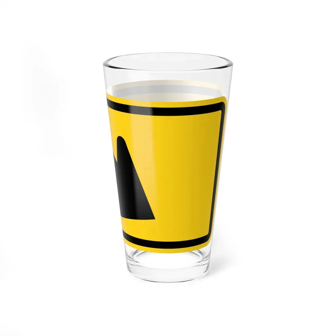 MUTCD-MI W16-7PR (Michigan) (Road Sign) Pint Glass 16oz - Go Mug Yourself