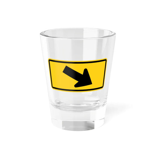 MUTCD-MI W16-7PR (Michigan) (Road Sign) Shot Glass 1.5oz 1.5oz - Go Mug Yourself