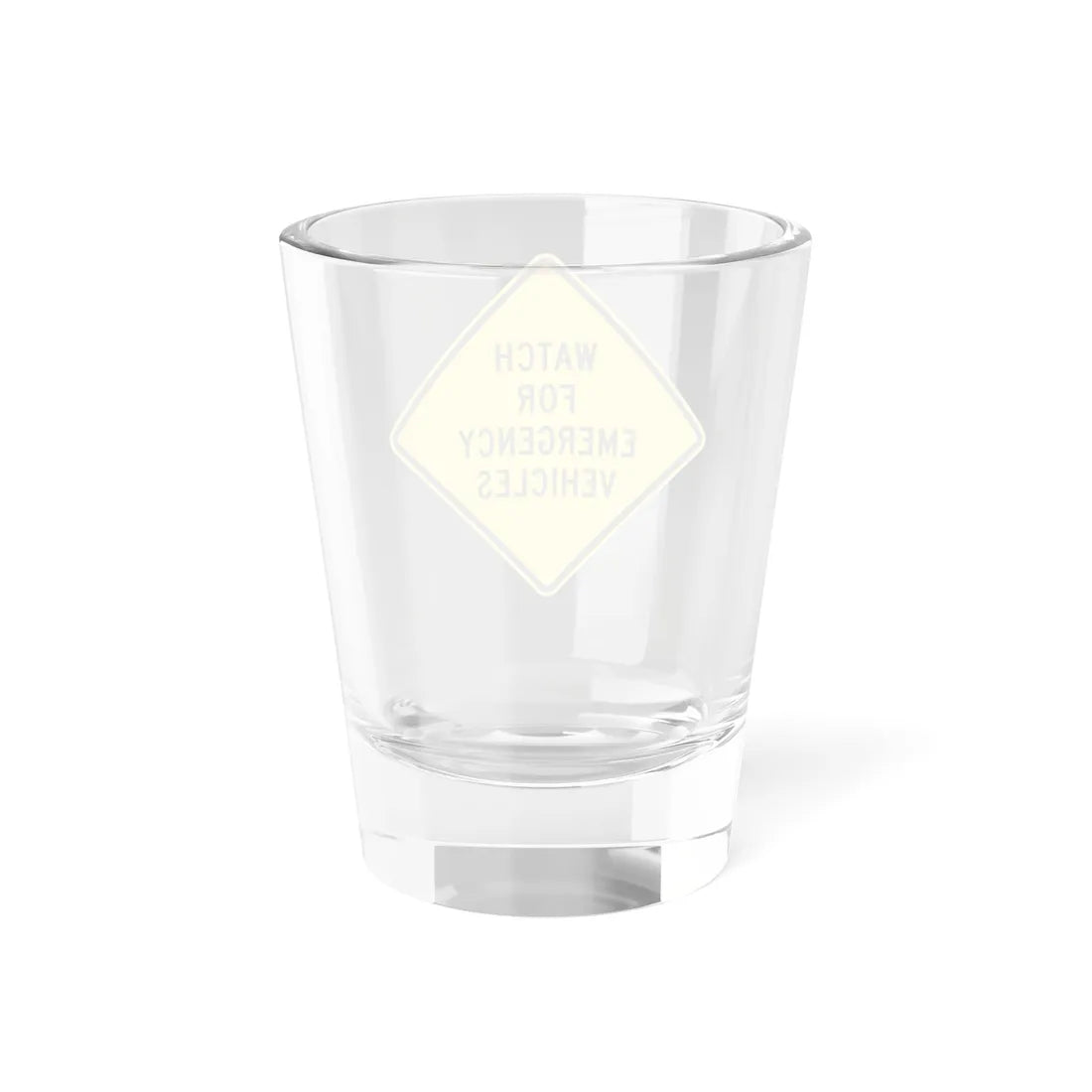 MUTCD-MI W20-4c (Michigan) (Road Sign) Shot Glass 1.5oz - Go Mug Yourself