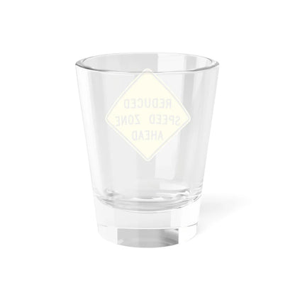 MUTCD-MI W3-5b (Michigan) (Road Sign) Shot Glass 1.5oz - Go Mug Yourself