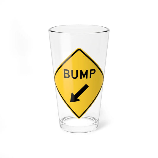 MUTCD-MN W8-1a-2 (Minnesota) (Road Sign) Pint Glass 16oz 16oz - Go Mug Yourself