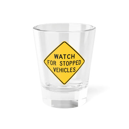 MUTCD-NE W25-5-36 (Nebraska) (Road Sign) Shot Glass 1.5oz 1.5oz - Go Mug Yourself